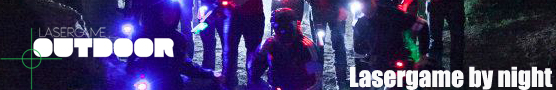 Lasergame outdoor lasergame by night